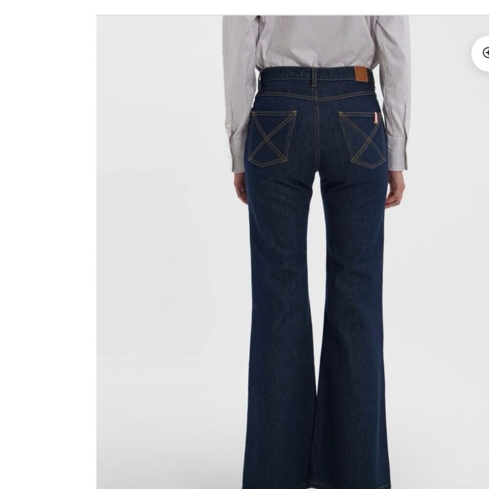 Ines De La Fressange Paris Par Atelier Notify Jane Blue Navy Jeans Size 26